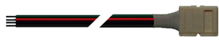 1013767 Коннектор PLSC-10x4/20  (5050RGB)   Jazzway уп 10шт.