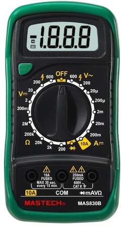 КВТ 57761 MAS830B Мультиметр цифровой (Mastech)