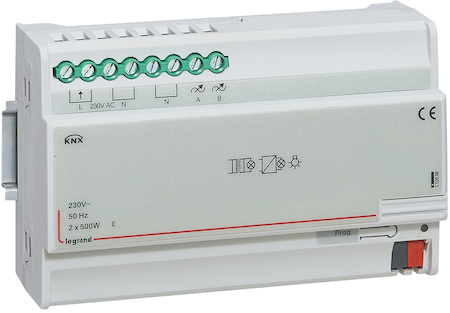 Legrand 002686 KNX Диммер универc.2х500Вт
