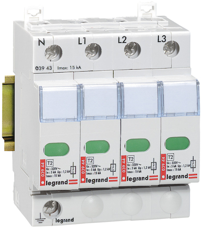Legrand 003943 ОПН 4п 15кА 230В
