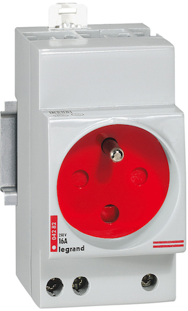 Legrand 004282 Розетка На Din-Р 2к+З С Ключом