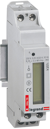 Legrand 004670 Счетчик,32A,моно,1мод.,имп..