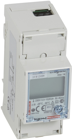 Legrand 004678 Счетчик,63A,моно,2мод.,MID