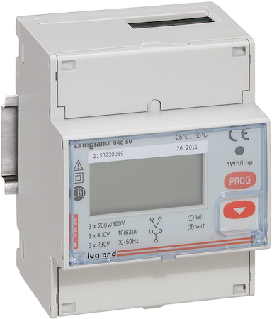 Legrand 004680 Счетчик,63A,3Ф,4мод.,RS485