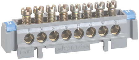 Legrand 004824 Клемм.унив.1х6-25+12х1.5-16мм2