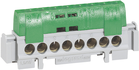 Legrand 004832 Колодка Земляная 8X16