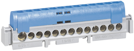 Legrand 004844 Колодка Клеммная 12X16 Синяя