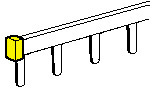 Legrand 004989 Бок.заглушки 1п