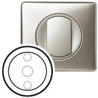 Legrand 068348 Панель лиц. сенс.св-рег Графит