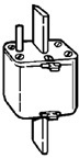 Legrand 018075 Пл.вставк. aM 500A с/ф,разм.3