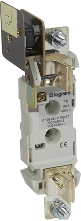 Legrand 019947 Цоколь 1П 160А с прерыв.разм.0