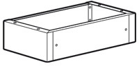 Legrand 020462 XL3 800 Цоколь ш.500 д/к.с.