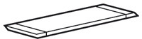 Legrand 020420 XL3 800 Пластина д.вв. кабелей