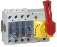 Legrand 022315 Выкл.VISTOP 4P 63A фронт. с красной рукояткой