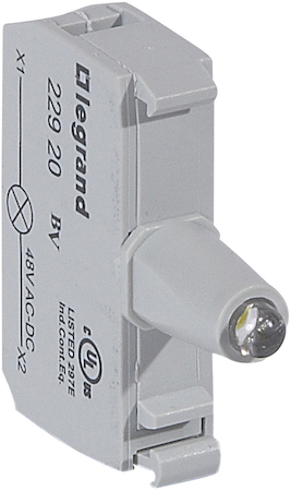 Legrand 022920 Osmoz блок.подсв. 48В БЕЛ. винт.кл