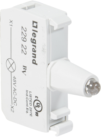 Legrand 022922 Osmoz блок.подсв. 48В ЗЕЛ. винт.кл