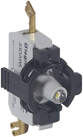 Legrand 023030 Osmoz монт.адап. 1 пост. подсв.БЕЛ. 12-24В внеш.кл