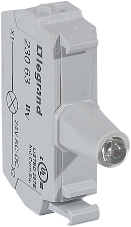 Legrand 023063 Osmoz блок.подсв. 12-24В СИН. пруж.кл