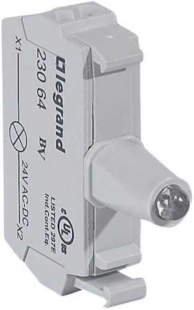 Legrand 023064 Osmoz блок.подсв. 12-24В ЖЕЛТ. пруж.кл