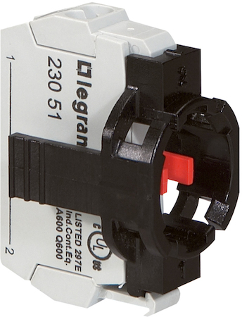Legrand 023101 Osmoz монт.адап. 1 пост +НЗ конт.бл. пруж.кл