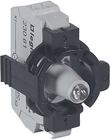 Legrand 023111 Osmoz монт.адап. 1 пост. подсв.КРАСН. 12-24В пруж.кл