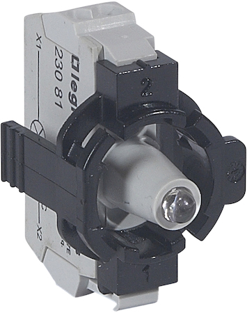 Legrand 023131 Osmoz монт.адап. 1 пост. подсв.КРАСН. 230В пруж.кл