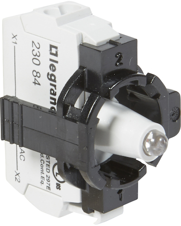 Legrand 023134 Osmoz монт.адап. 1 пост. подсв.ЖЕЛТ. 230В пруж.кл