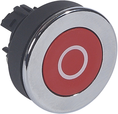 Legrand 023818 Osmoz гол.кнопки 30мм КРАСН марк."О", потайн. без фикс.