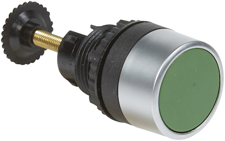 Legrand 023862 Osmoz гол.кнопки-мех.шток ЗЕЛ, потайн. без фикс.