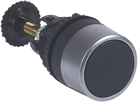 Legrand 023866 Osmoz гол.кнопки-мех.шток ЧЕРН, потайн. без фикс.