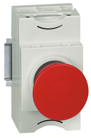 Legrand 023874 Osmoz гол.кнопки гриб. EN418 ав.откл.КРАСН. 40мм. тяни-толк.
