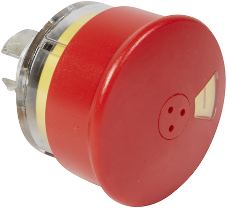 Legrand 023894 Osmoz гол.кнопки EN418 ав.откл.КРАСН. 54мм. виз."0-I" тяни-толк.