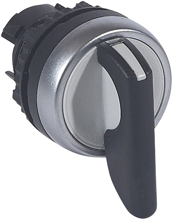 Legrand 023942 Osmoz гол.тумб. ЧЕРН.ручк. 3 п с возвр.справа в 0. 45°(1-0-2) 10-12-2 час.