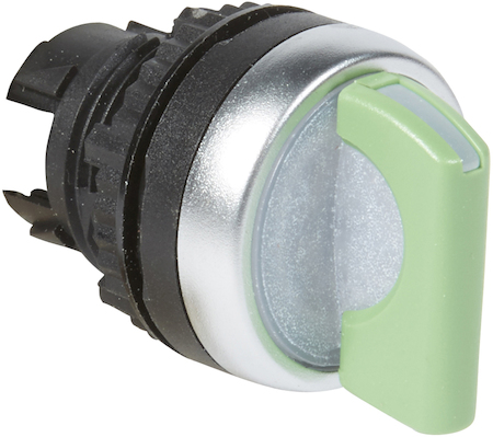 Legrand 024036 Osmoz гол.перекл.подсв. ЗЕЛ.ручк. 2 п с фикс. 45°(0-1) 12-2 час