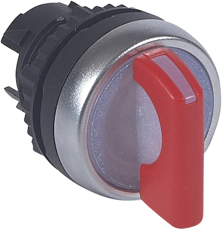 Legrand 024051 Osmoz гол.перекл.подсв. КРАСН.ручк. 3 п с фикс. 45°(1-0-2) 10-12-2 час.