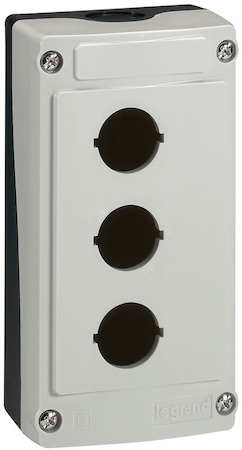 Legrand 024203 Osmoz 3 кн.пост. пустой СЕР.