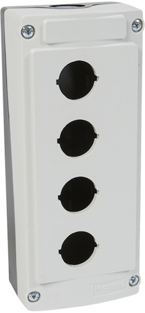 Legrand 024204 Osmoz 4 кн.пост. пустой СЕР.
