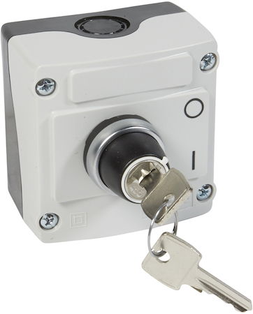 Legrand 024217 Osmoz 1 кн.пост. в сборе СЕР. перекл.ключ 455 2 п.+НО конт.бл.