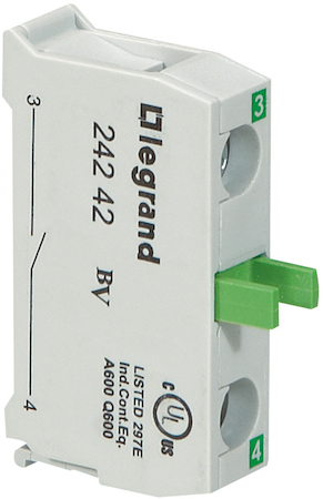 Legrand 024242 Osmoz конт.блок НО для кн.постов винт.кл
