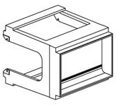 Legrand 024845 Osmoz суппорт 2x22,5 для уст.кнопок на DIN-рейку 4м-17,5