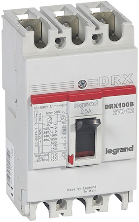 Legrand 027002 DRX125 MT 25A 3П 10KA