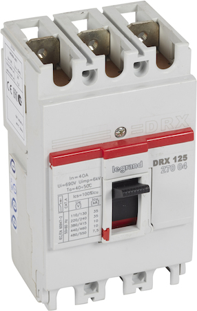 Legrand 027004 DRX125 MT 40A 3П 10KA