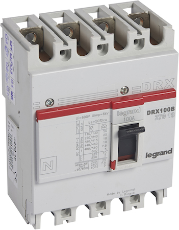 Legrand 027018 DRX125 MT 100A 4П 10KA