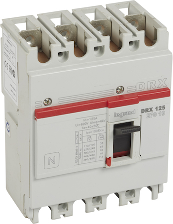 Legrand 027019 DRX125 MT 125A 4П 10KA