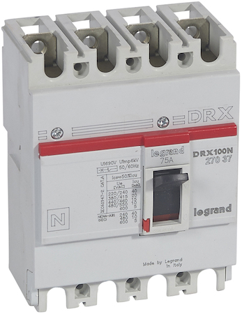Legrand 027037 Drx125 Фикс 75a 4p 20ка