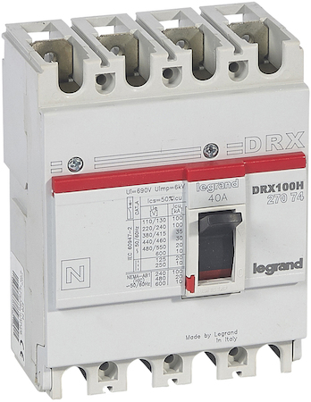Legrand 027074 DRX125 MT 40A 4П 36KA