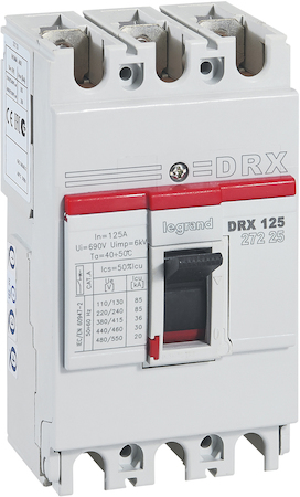 Legrand 027225 DRX125 MT 125A 3П 36kA