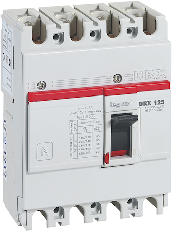 Legrand 027227 DRX125 MT 125A 4П 36KA