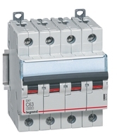 Legrand 409057 Авт.вкл.DX3 4П B0,5A 10kA/16kA