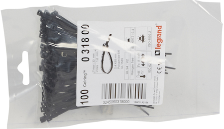 Legrand 031800 Colring Хомут черн 2,4х95